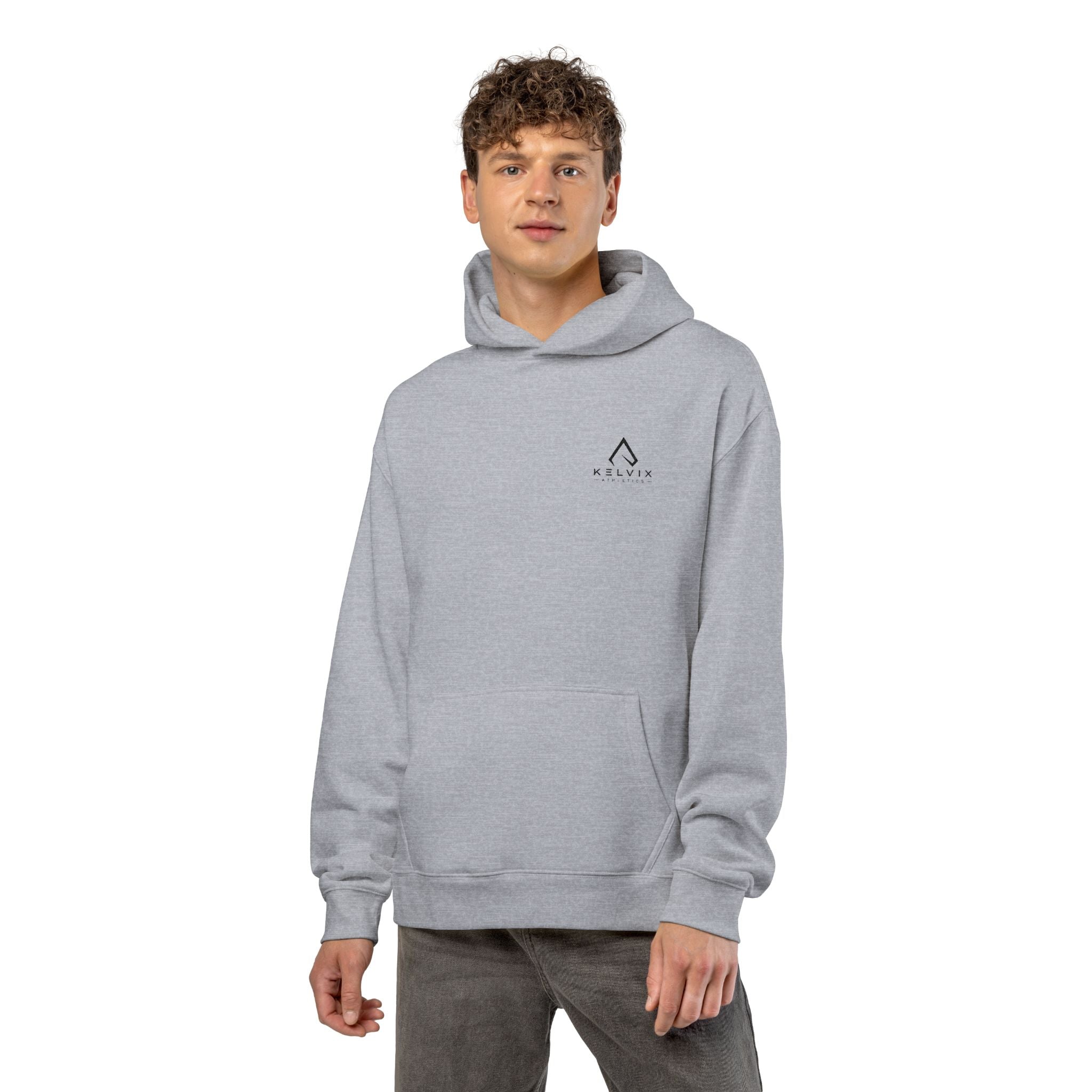 Relaxed Hoodie - Minimal Mountain Logo Cozy Pullover