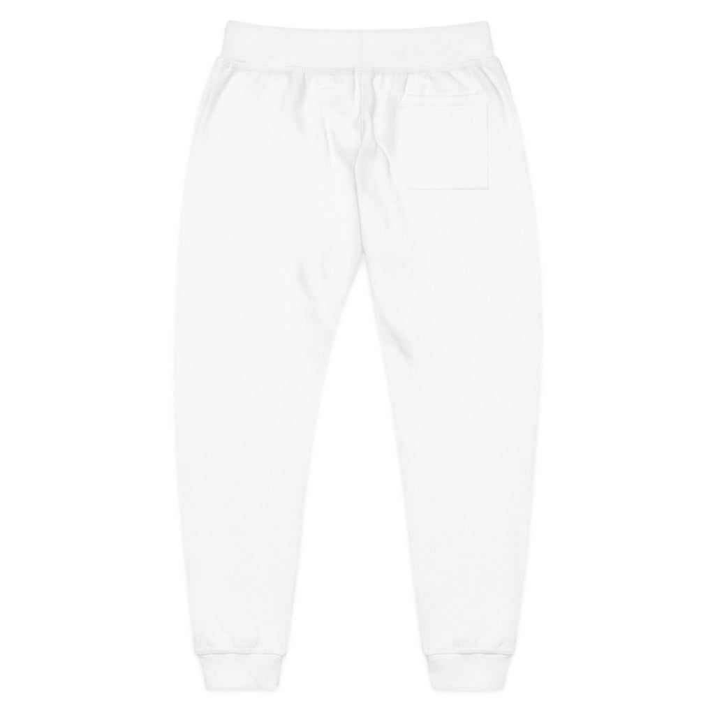 Embroidered Fleece Sweatpants — Minimal Logo Cozy Joggers
