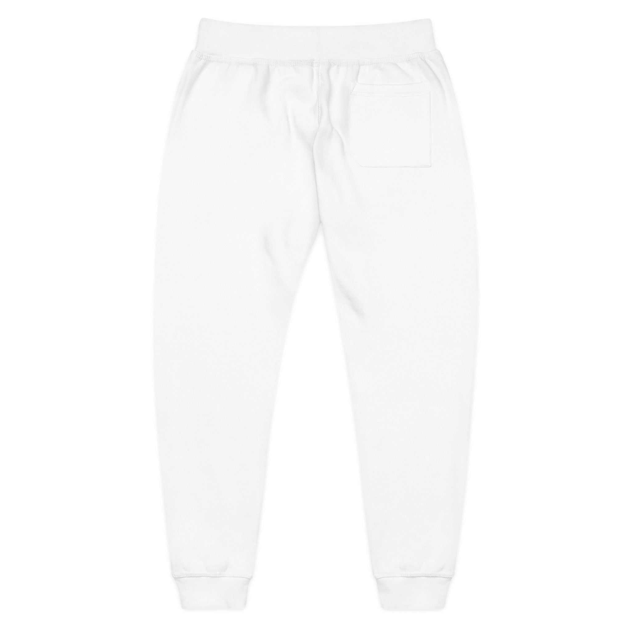 Embroidered Fleece Sweatpants — Minimal Logo Cozy Joggers