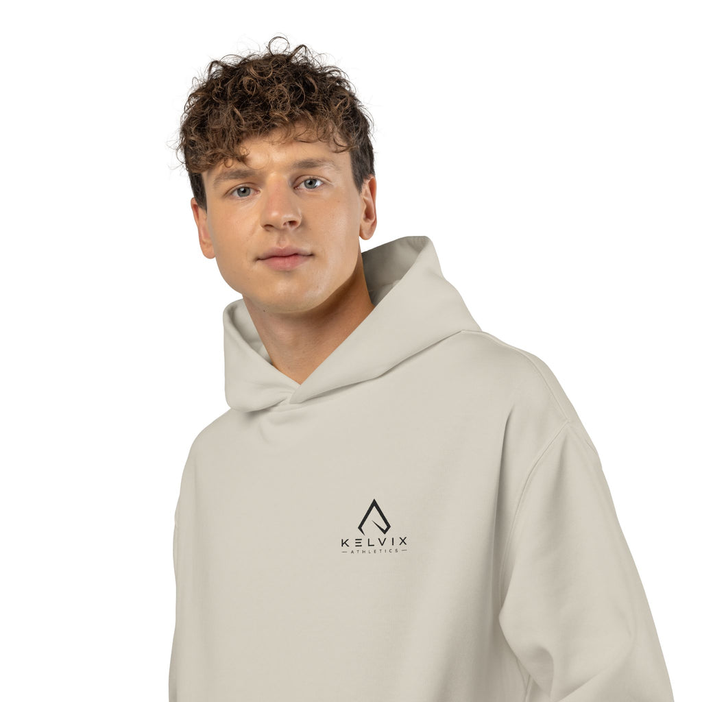 Relaxed Hoodie - Minimal Mountain Logo Cozy Pullover