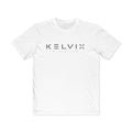 KELVIX Minimalist Logo Tee — Men's White Graphic T-Shirt