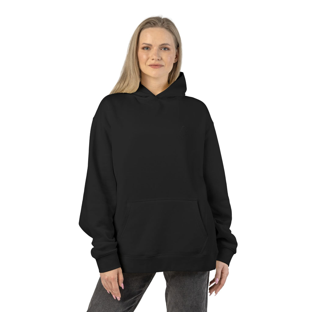 Relaxed Hoodie - Minimal Mountain Logo Cozy Pullover