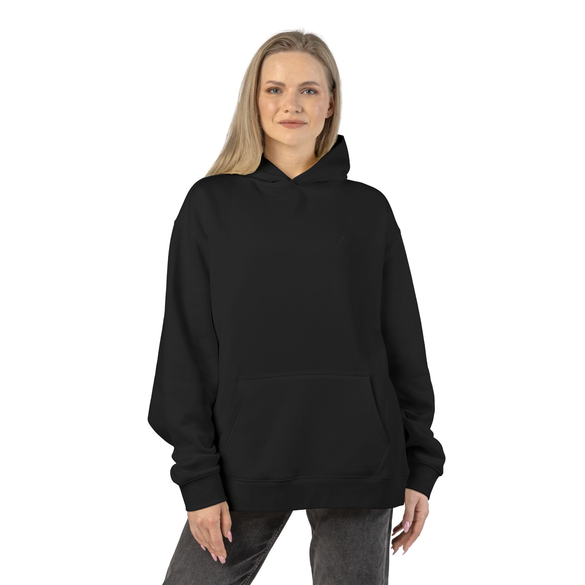 Relaxed Hoodie - Minimal Mountain Logo Cozy Pullover
