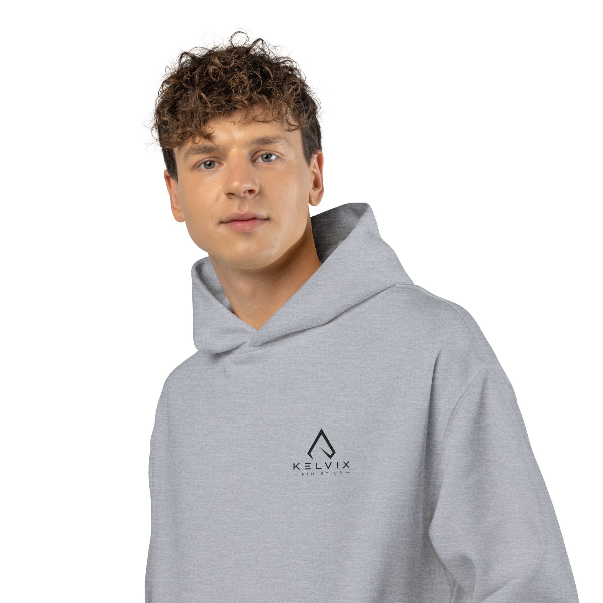Relaxed Hoodie - Minimal Mountain Logo Cozy Pullover