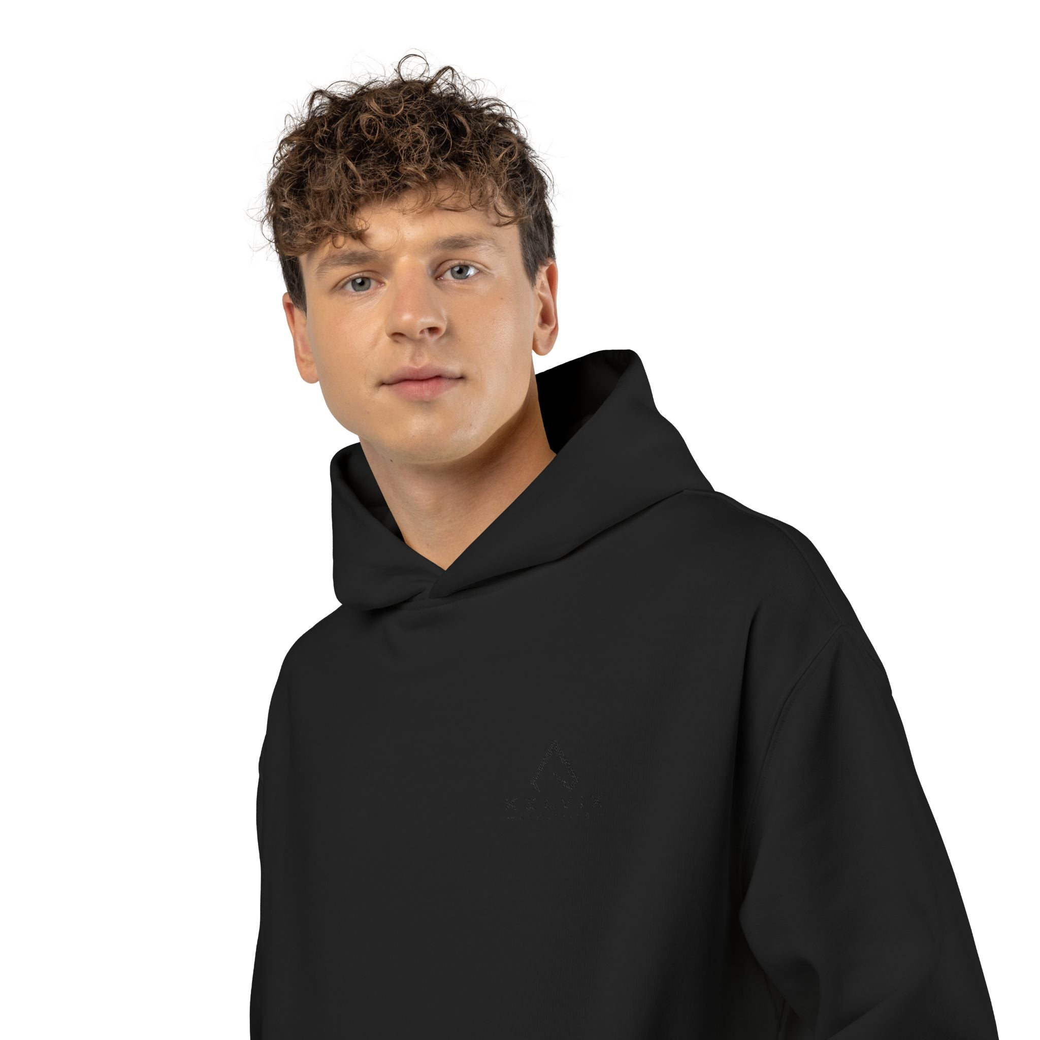 Relaxed Hoodie - Minimal Mountain Logo Cozy Pullover