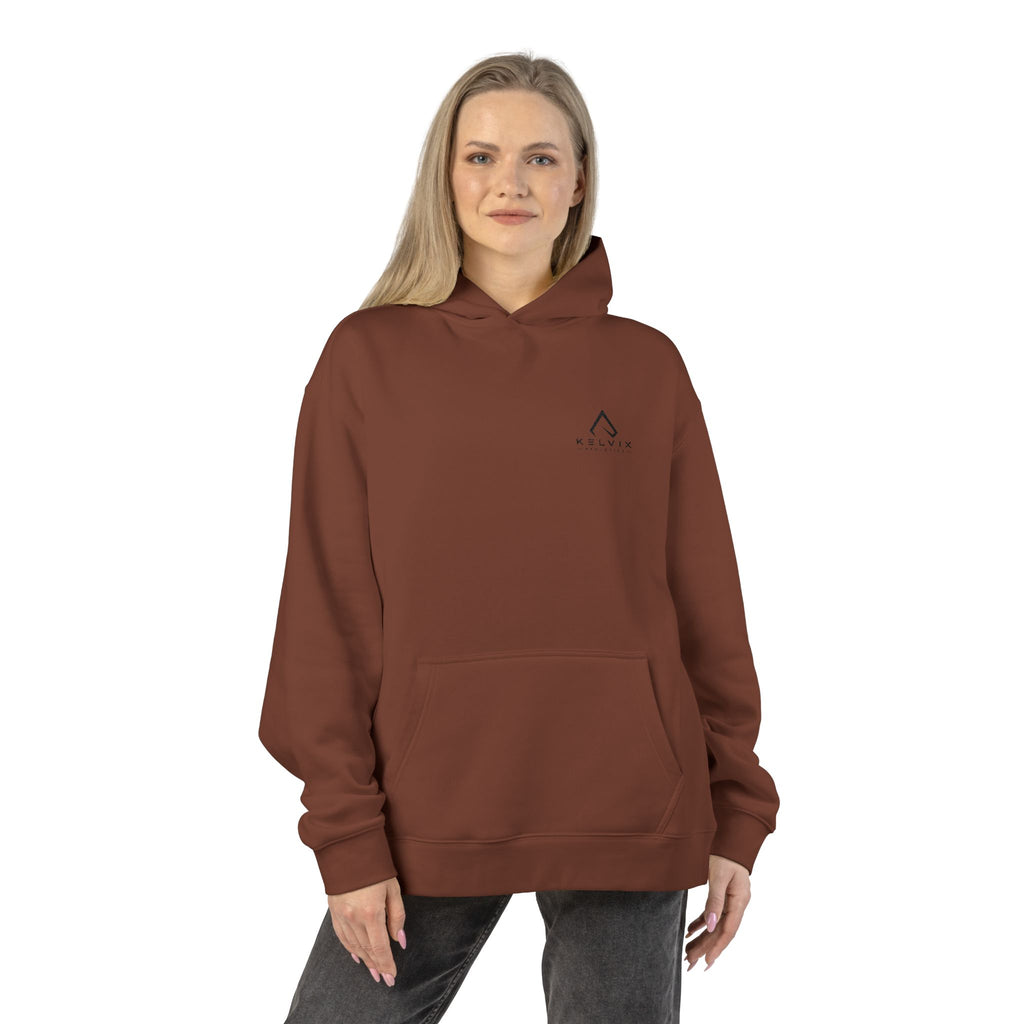 Relaxed Hoodie - Minimal Mountain Logo Cozy Pullover
