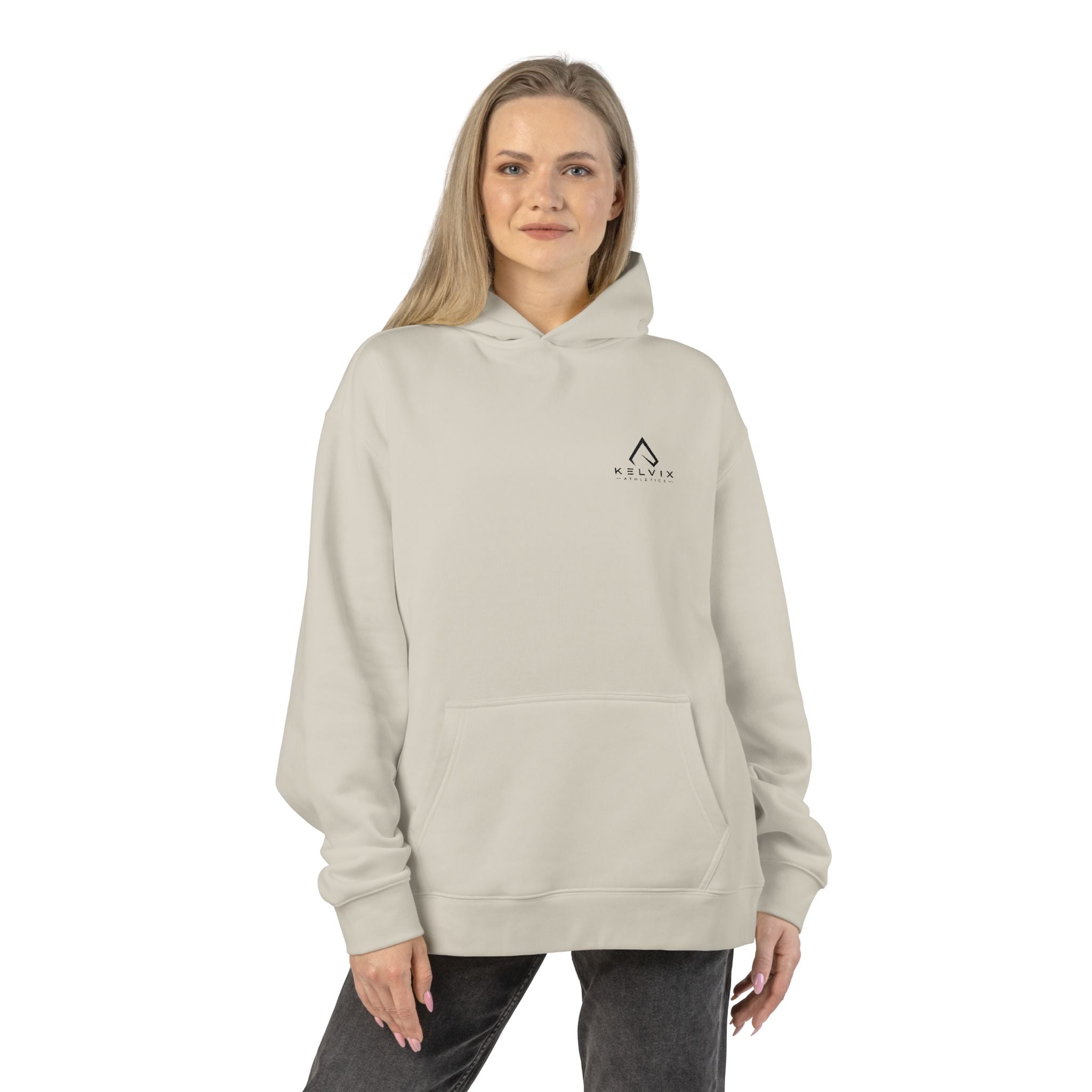 Relaxed Hoodie - Minimal Mountain Logo Cozy Pullover