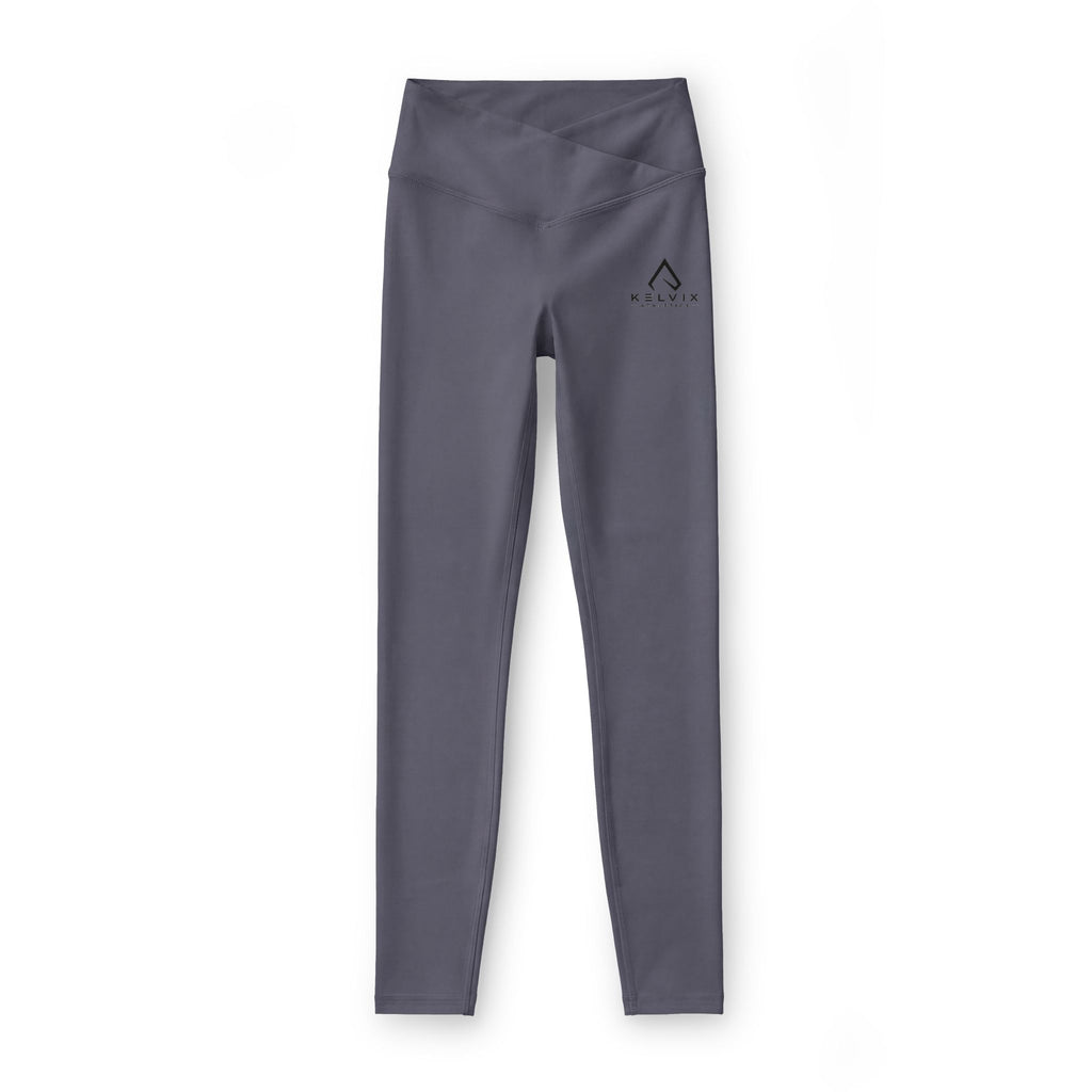 Women’s Luxe Leggings — High-Waist V-Cut Active Leggings with Minimal Logo