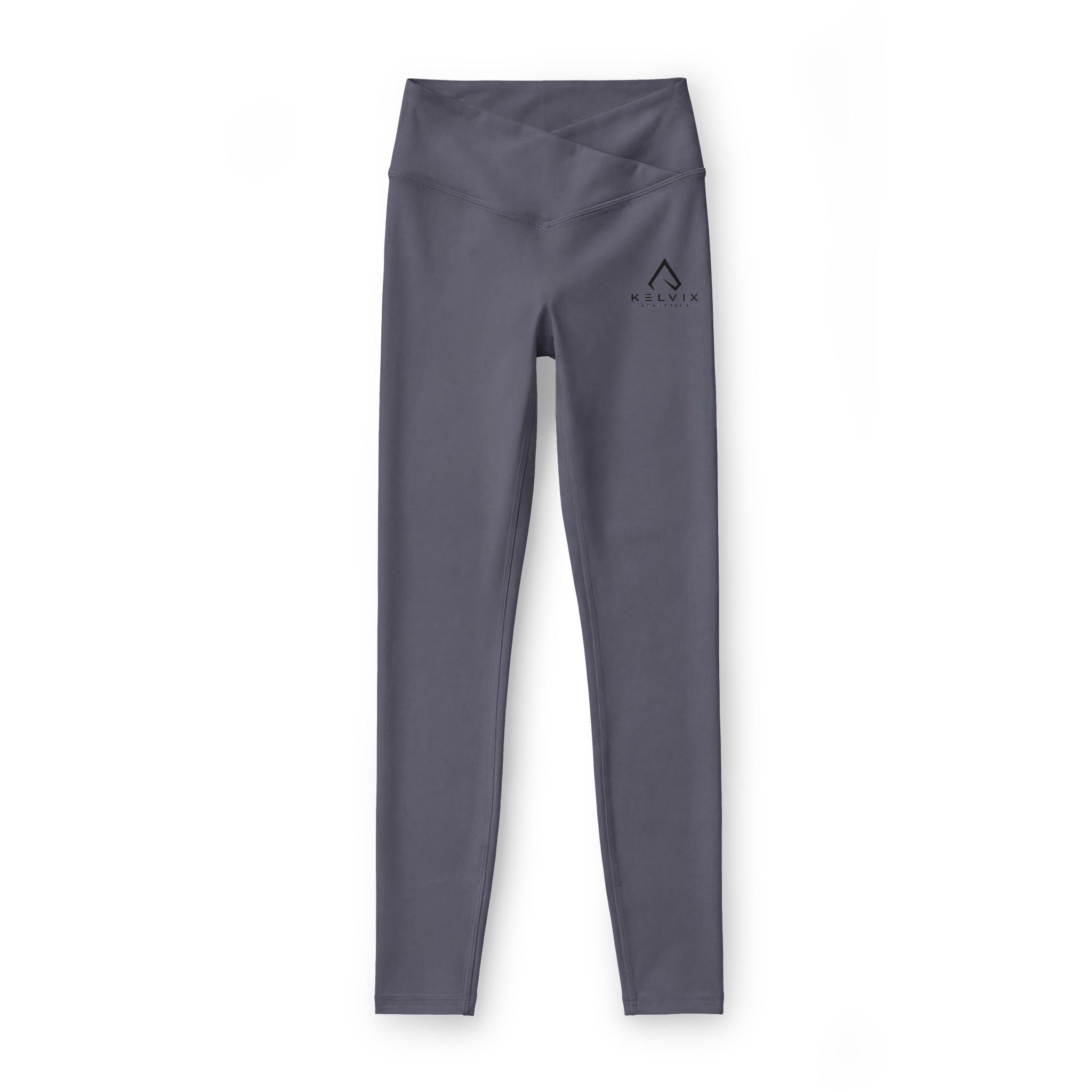 Women’s Luxe Leggings — High-Waist V-Cut Active Leggings with Minimal Logo