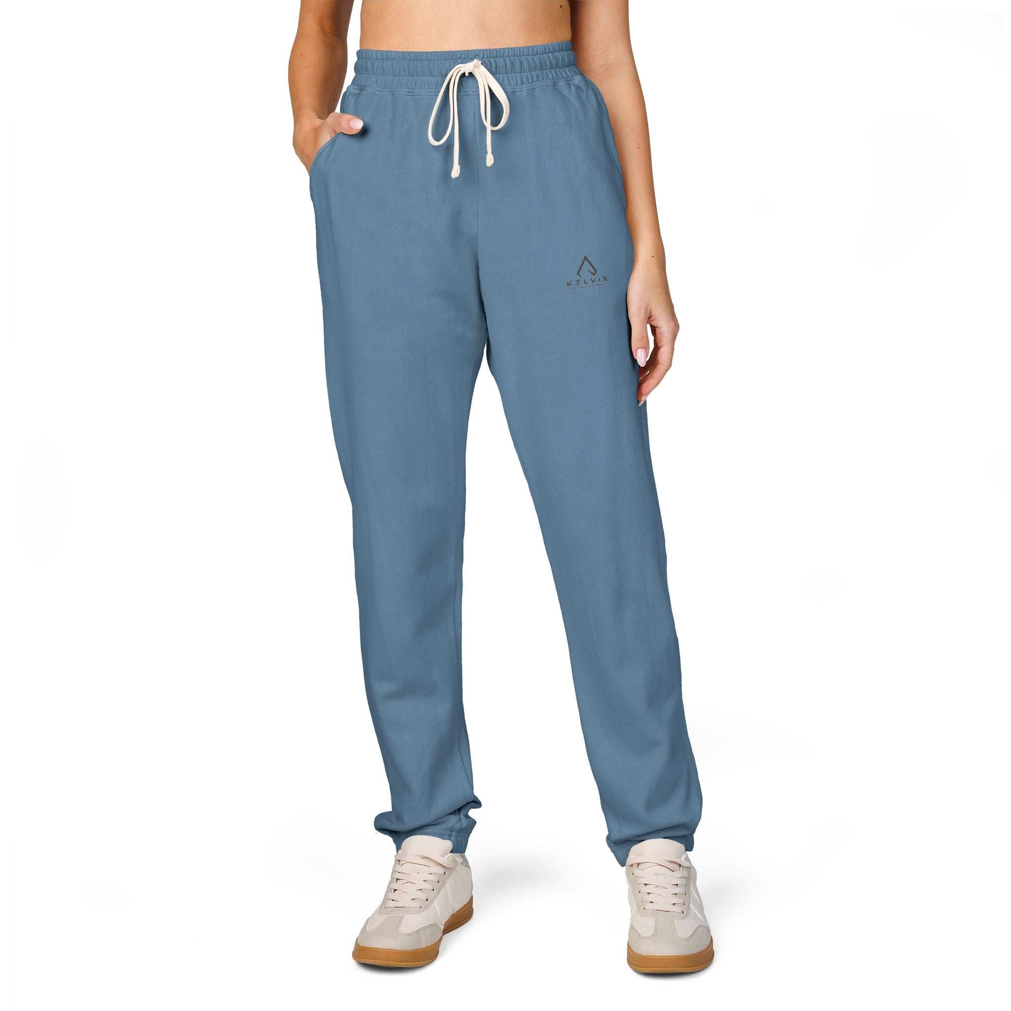 Embroidered Minimal Logo Fleece Sweatpants