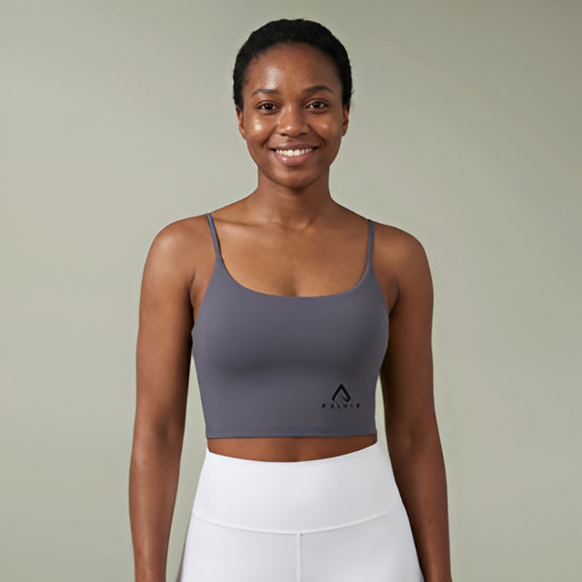 Luxe Strappy Sports Bra — Seamless Everyday Comfort