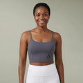 Luxe Strappy Sports Bra — Seamless Everyday Comfort