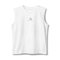 Muscle Tank Top — Clean White Athletic Sleeveless Tee