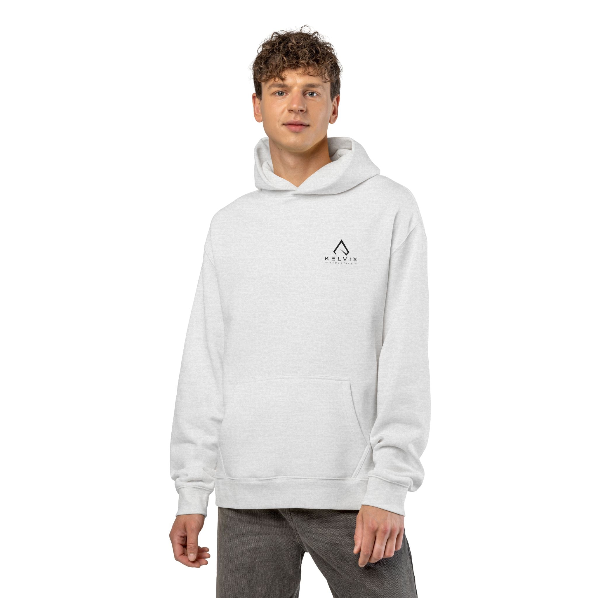 Relaxed Hoodie - Minimal Mountain Logo Cozy Pullover