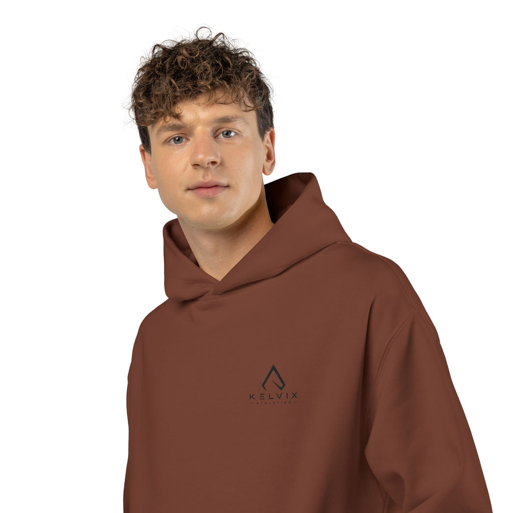 Relaxed Hoodie - Minimal Mountain Logo Cozy Pullover