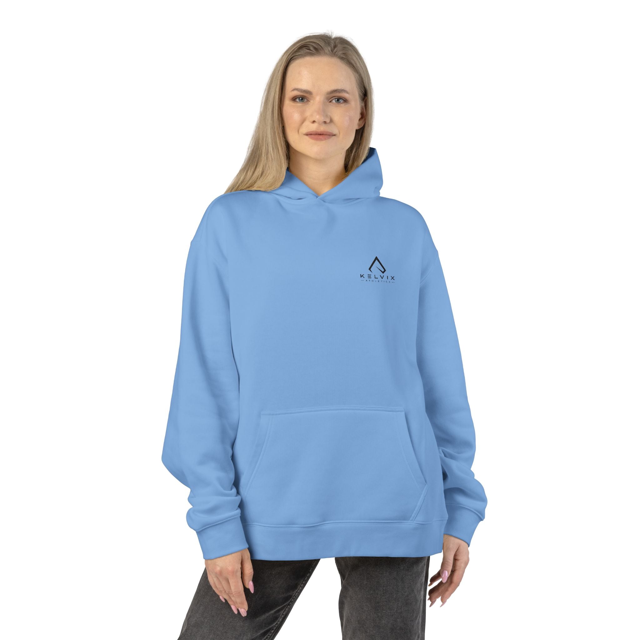 Relaxed Hoodie - Minimal Mountain Logo Cozy Pullover
