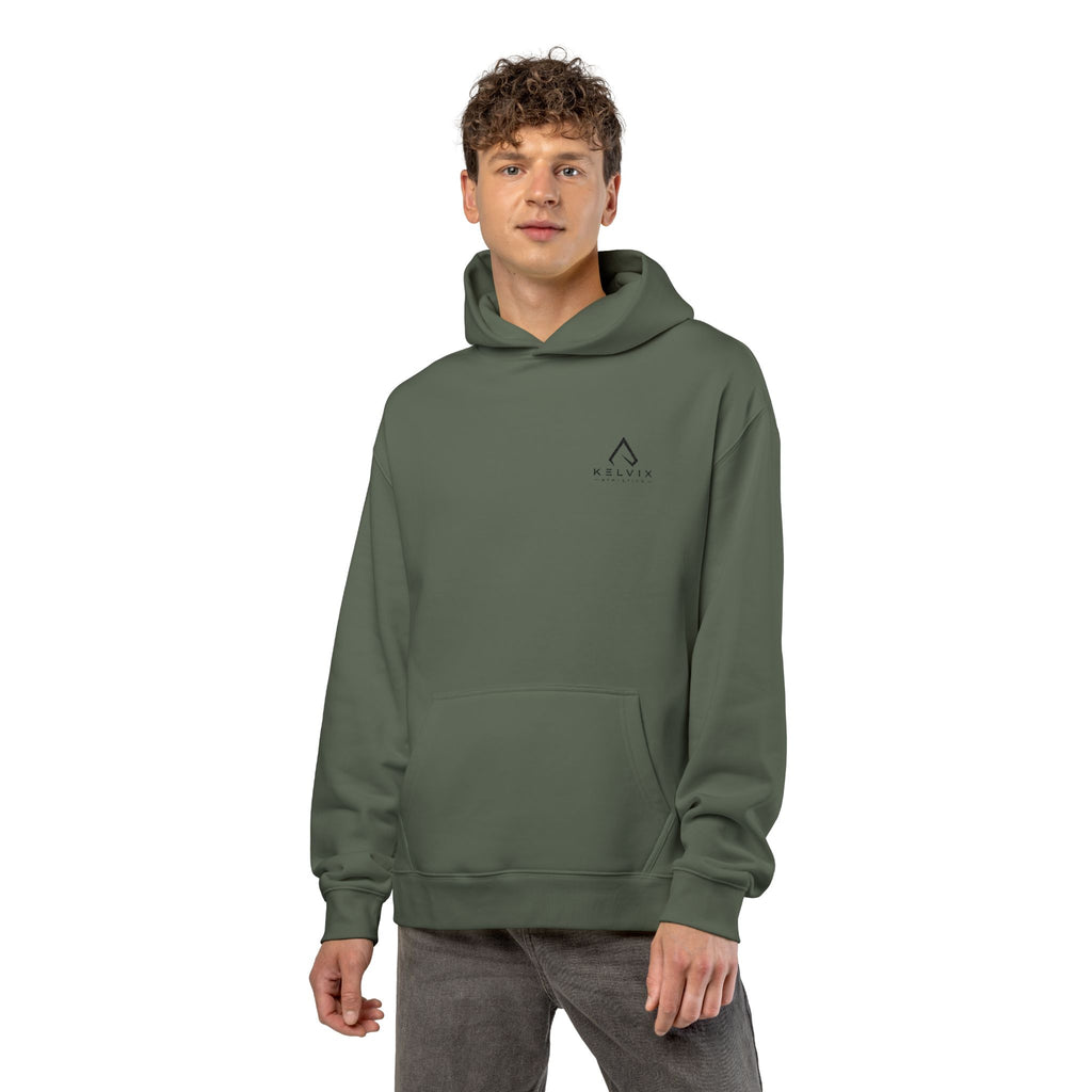 Relaxed Hoodie - Minimal Mountain Logo Cozy Pullover