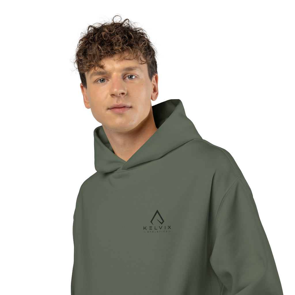 Relaxed Hoodie - Minimal Mountain Logo Cozy Pullover