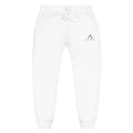 Embroidered Fleece Sweatpants — Minimal Logo Cozy Joggers