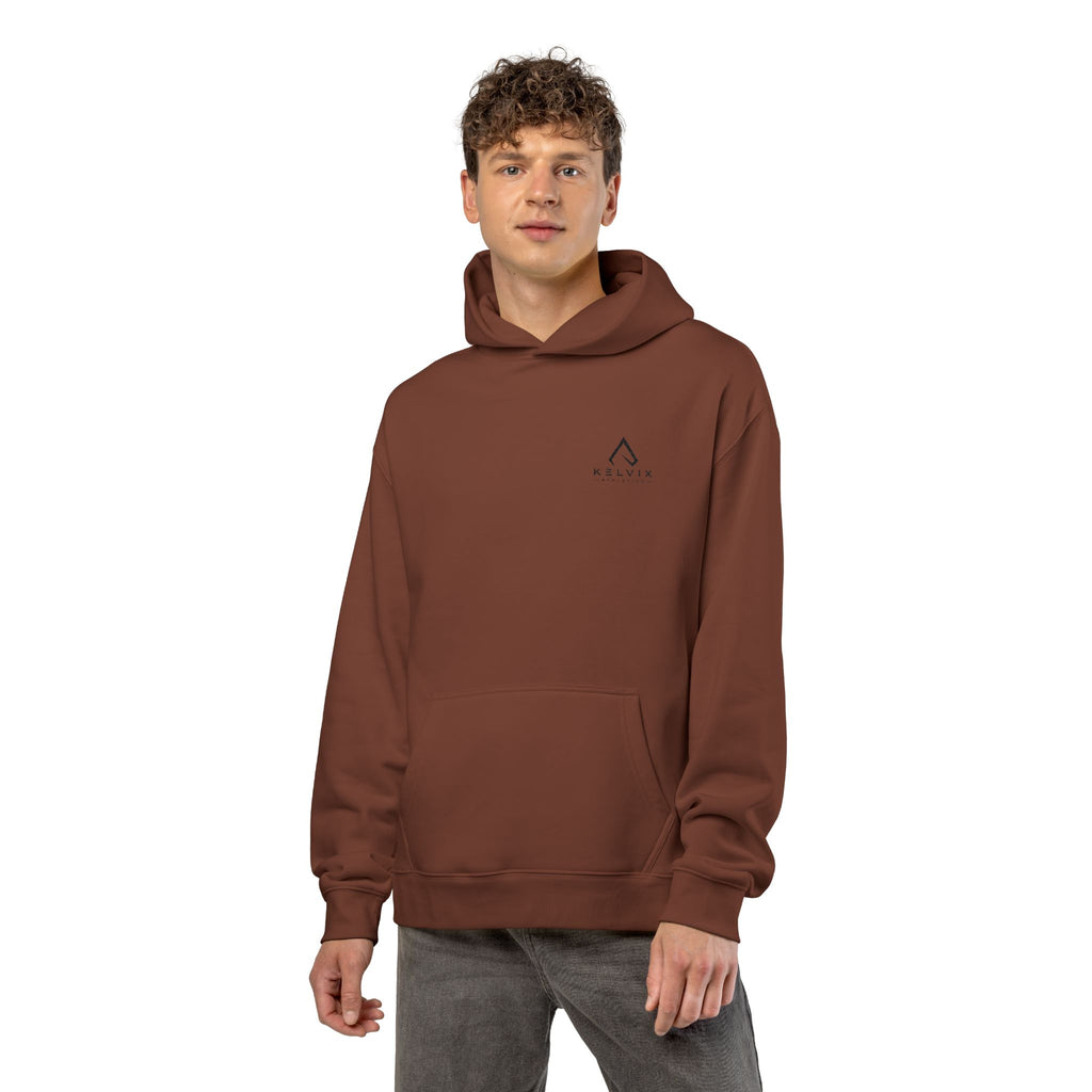 Relaxed Hoodie - Minimal Mountain Logo Cozy Pullover